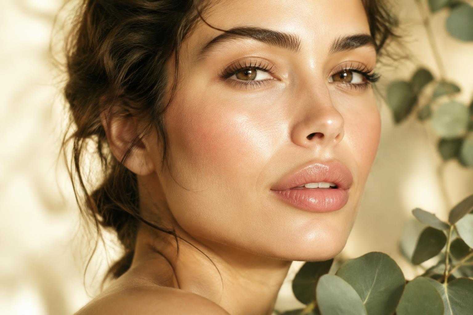 Natural half syringe Volbella lip injections in West Omaha